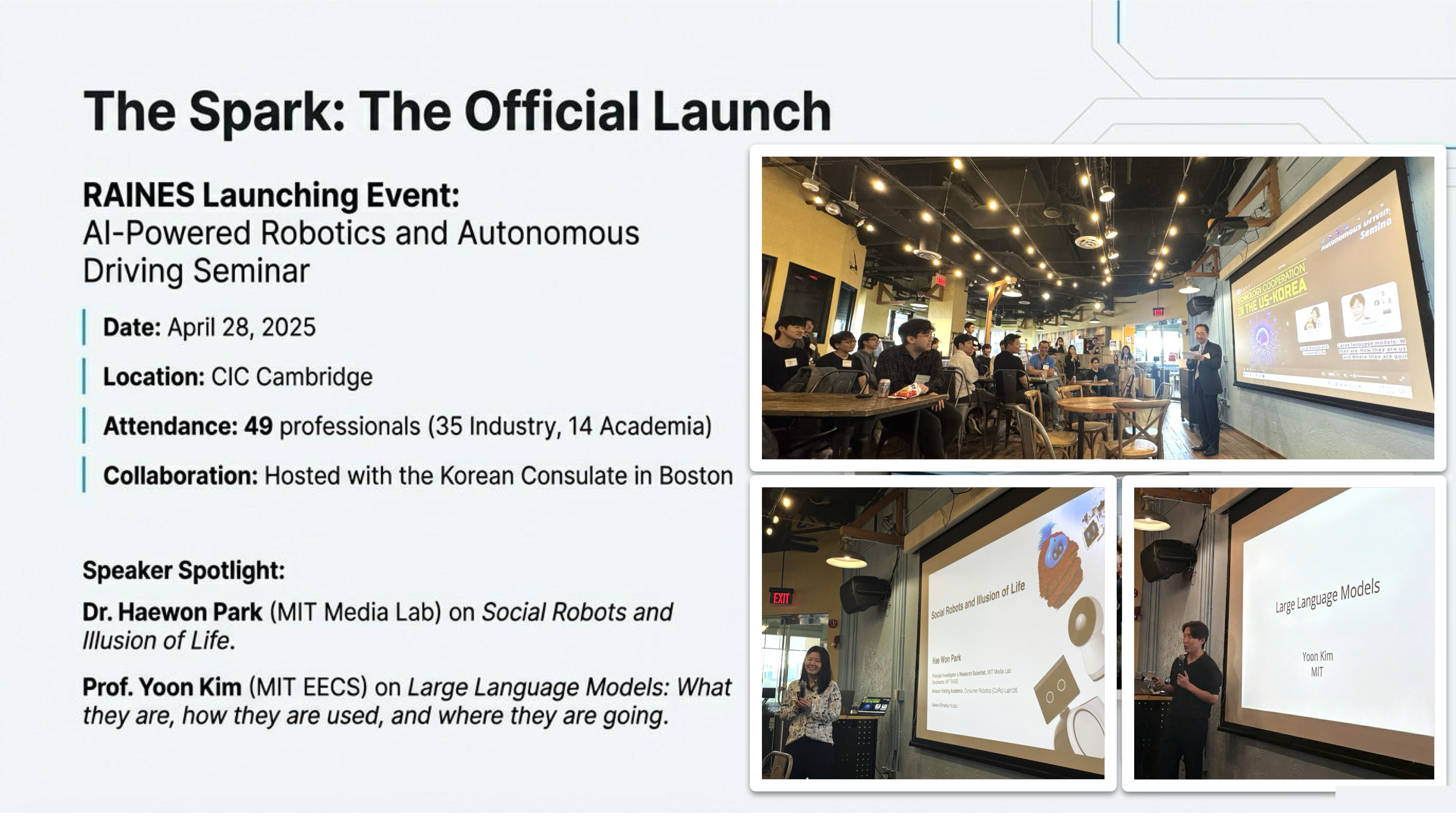 K-RAINES Year One Review Slide 3